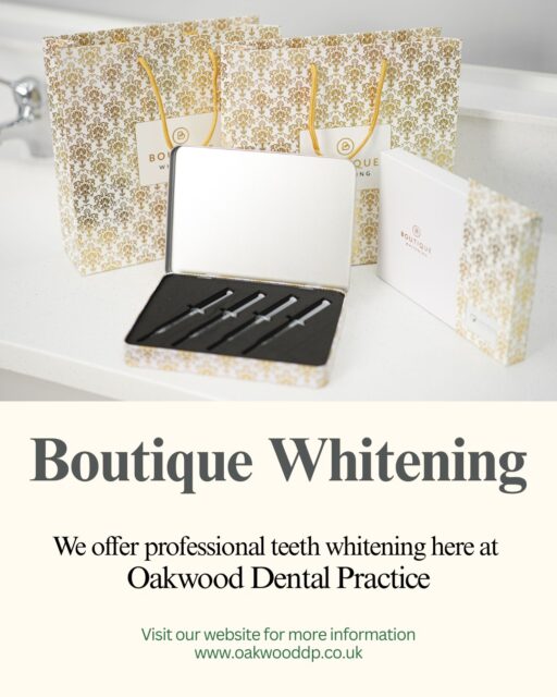 ✨ Brighten your smile with Boutique Whitening at Oakwood Dental Practice. Safe, effective, and professionally delivered.✨

Visit 👉 www.oakwooddp.co.uk

 #whitening #boutiquewhitening #BrighterSmile #teethwhitening