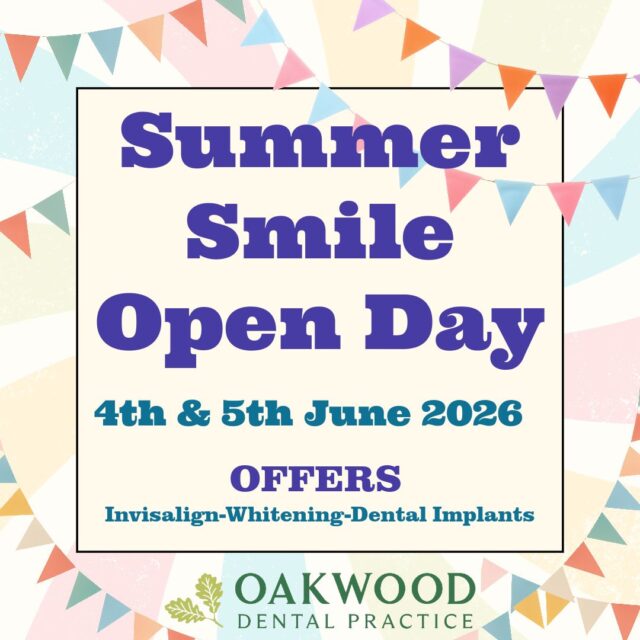 ✨ Join us for our Summer Smile Open Day on the 4th and 5th June ✨
We are offering exclusive offers for everyone (you don't need to be registered with us!)🦷
We’re offering special discounts on:
😁 Invisalign
✨ Teeth Whitening
🦷 Dental Implants
This is the perfect opportunity to meet our team, ask questions, and discover how we can help you achieve your dream smile.
📍 Oakwood Dental Practice, 61 Highstreet, Botley, S032 2ES
Book your place today by calling 01489797902 and take advantage of these amazing offers!
#SpecialOffer #opendayexclusive #Summer2026 #SummerSmileOpenDay