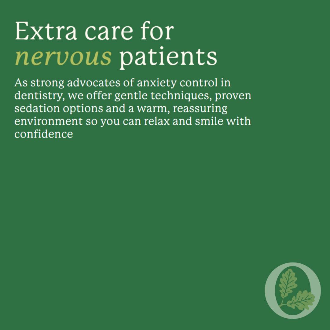 Feeling nervous about visiting the dentist? You're not alone and we're here to help.💚

At Oakwood Dental Practice, we offer IV sedation to help anxious patients feel calm and relaxed during their treatment. Whether you've been putting off dental care or are having a longer procedure, our experienced team will support you every step of the way.

#OakwoodDentalPractice #DentalSedation #IVSedation #DentalAnxiety #PatientCare #SmileWithConfidence
