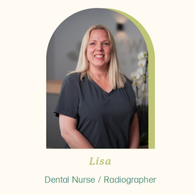 Meet Lisa 🦷✨

We’re delighted to introduce Lisa, one of our experienced and much-loved Dental Nurses at Oakwood Dental Practice. 💙

Lisa began her dental journey in 1993 and has spent over three decades building her knowledge, skills, and passion for patient care. Throughout her career, she has continued to develop her expertise, gaining additional qualifications in dental radiography in 2012 and CBCT scanning in 2025.

As our Infection Control Lead, Lisa plays an important role in maintaining the highest standards of care and safety within the practice. She also has a particular interest in surgical procedures and regularly supports Hennie during complex treatments, bringing her calm approach and wealth of experience to the team.

Beyond her clinical skills, Lisa is known for her warm and friendly nature. Whether she’s welcoming patients at reception or supporting them in the surgery, she has a wonderful ability to make people feel comfortable and at ease.

Outside of the practice, Lisa loves spending precious time with her three young grandsons, creating memories filled with laughter, fun, and family adventures. 💙

We’re incredibly lucky to have Lisa as part of the Oakwood team!

#OakwoodDentalPractice #MeetTheTeam #DentalNurse #DentalTeam #PatientCare #InfectionControl