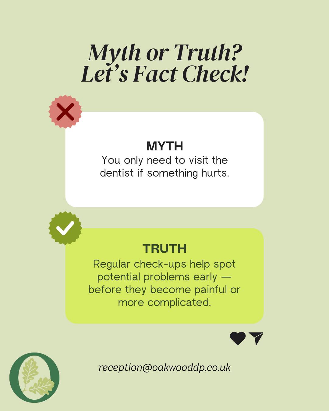 π¦·β¨ Myths vs Facts: Dentistry Edition!
Think you know whatβs true about your teeth? Letβs separate the dental myths from the facts and keep your smile healthy and happy! ππ
#DentalMyths #DentalFacts #Dentistry #DentalCare #OralHealth #DentalTips #HealthySmile #Dentist #DentalPractice #SmileCare