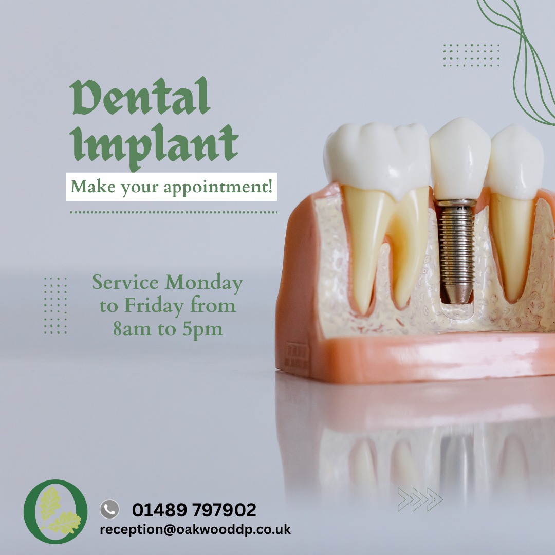 🦷 Ready to smile with confidence again?

Dental implants can be a long-lasting, natural-looking solution for missing teeth, helping restore both the appearance and function of your smile.

If you’re considering dental implants, the first step is a consultation with our dental team. We’ll assess your smile, discuss your options and create a treatment plan tailored to you. ✨

📩 Thinking about dental implants? Get in touch with our practice today to book your consultation.

Your new smile could be closer than you think! 🤍

#DentalImplants #ImplantDentistry #MissingTeeth #SmileWithConfidence #DentalCare #CosmeticDentistry #HealthySmile