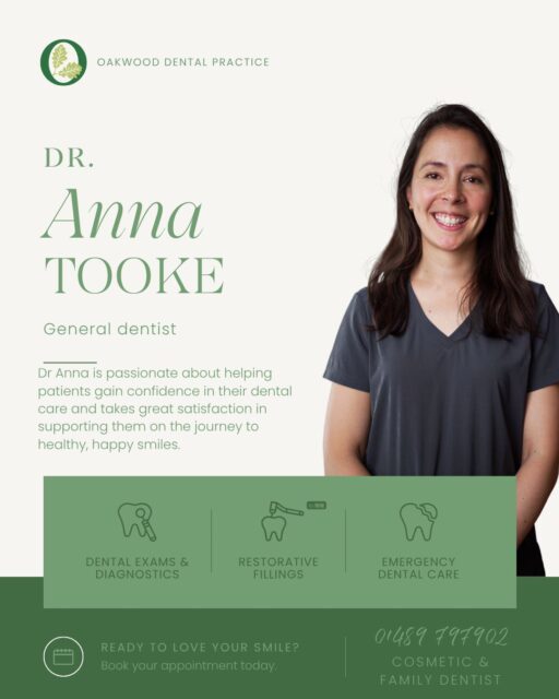🦷 A little more about Anna...💙
Many of you will already know our lovely dentist, **Anna Tooke**, who has been part of the team here at the practice for some time.
Anna provides **general dentistry** and is passionate about helping her patients feel comfortable and well looked after throughout their treatment.
She also offers **sedation for nervous and anxious patients**, helping to make dental visits a more relaxed and positive experience. We understand that visiting the dentist can be daunting for some people, and Anna is always happy to take the time to listen, reassure and support her patients. ✨
If you’re nervous about the dentist or would like to find out more about sedation, please get in touch with our team — we’re always here to help. 🤍
#MeetTheTeam #OurDentist #GeneralDentistry #DentalSedation #NervousPatients #AnxiousPatients #DentalCare #Dentist #HealthySmile